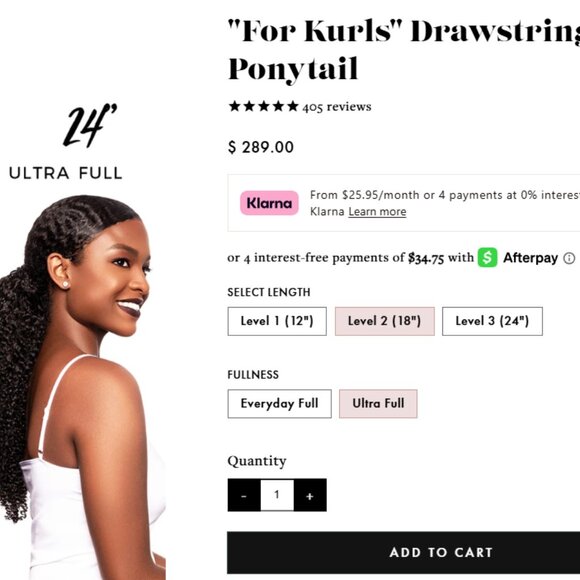 🔥 Heat Free Hair “For Kurls” Drawstring Ponytail – NWT – Starting at $100! 🔥